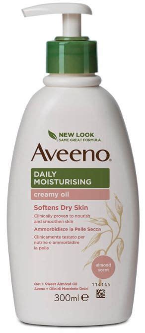 Aveeno Crema Olio Idratante Corpo Con Olio Di Mandorle Dolci Pelle