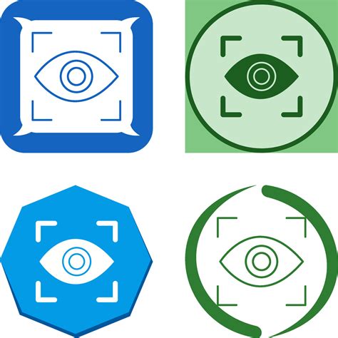 ojo escanear icono diseño 45574290 Vector en Vecteezy