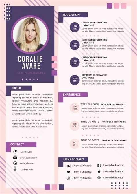 CV Originaux 20 Modèles Gratuits Pour Vous Démarquer