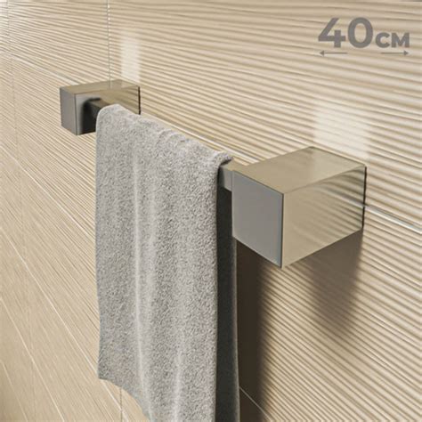 Porta Toalha De Banheiro 40cm Aço Inox 304 c t40 Leroy Merlin