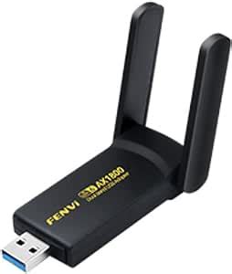 Adaptador Usb Wifi Ax Sem Fio Fenvi Rtl Au Mbps Dual Band