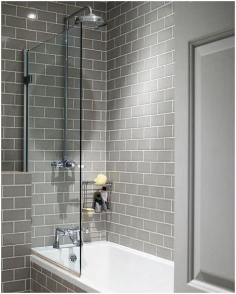 Grey Subway Tile Bathroom Ideas