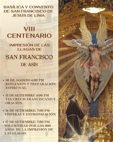 800 años de los Estigmas de San Francisco conmemora Orden Franciscana