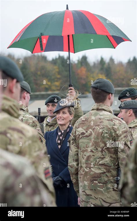 The Countess Of Wessex During A Homecoming Parade At Bulford Barracks