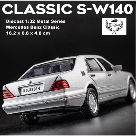 Jual Diecast Miniauto Mobil Mercedes Benz Classic W140 Skala 132 Shopee Indonesia