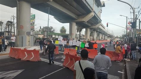 Bloqueo Avenida Tl Huac Manifestantes Cierran En Providencia