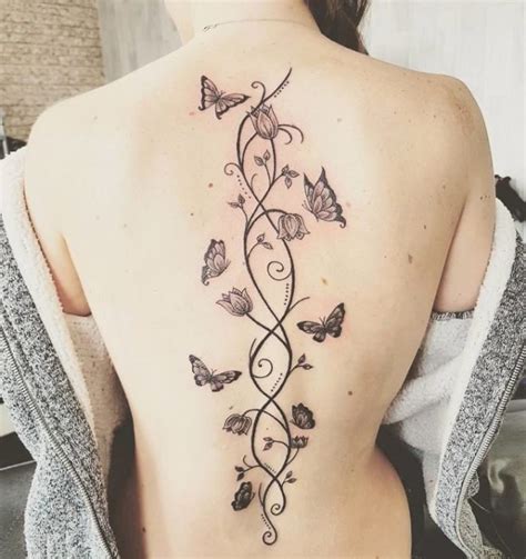 15 diseños de tatuajes en la columna vertebral que querrás