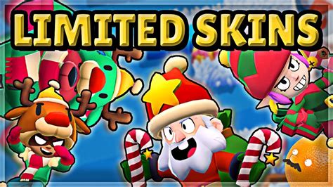 NEW EXCLUSIVE Christmas Skins Maps Brawl Stars YouTube