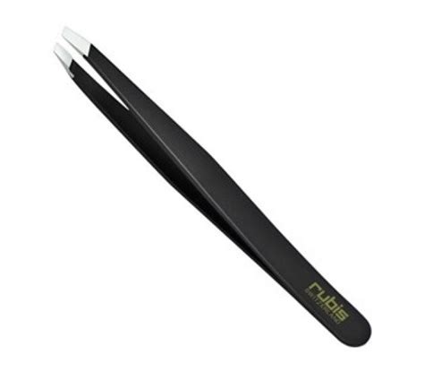 Rubis Tweezer Classic Slant Black