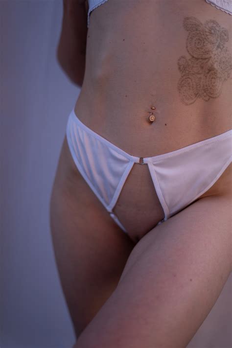 Open Lingerie Set Shelf Bra Shelf Bra Lingerie Set Open Crotch Lindgerie White Open Crotch Set