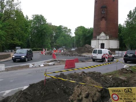 Zmiany na rondzie przy wieży ciśnień