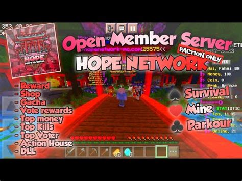 Top Server Faction Mcpe Open Member Server On Jam Hope