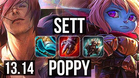 Sett Vs Poppy Top Games Dominating Kr Diamond