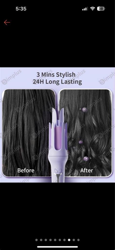 Simplus Automatic Curler Beauty Personal Care Hair On Carousell