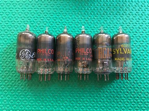 Us Made De Vacuum Tubes Valves Nos Nib Lot Of Six Etsy