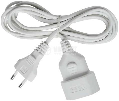 Extension Cord Brennenstuhl Euro Plug 2x0 75mm2 IP20 White 1161670