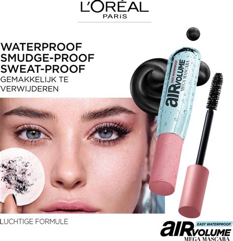 L Oréal Paris Air Mega Volume Mascara 01 Black Waterproof Mega