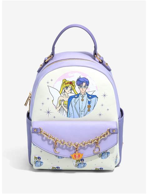 Sailor Moon In The Name Of The Moon Denim Mini Backpack Hot Topic