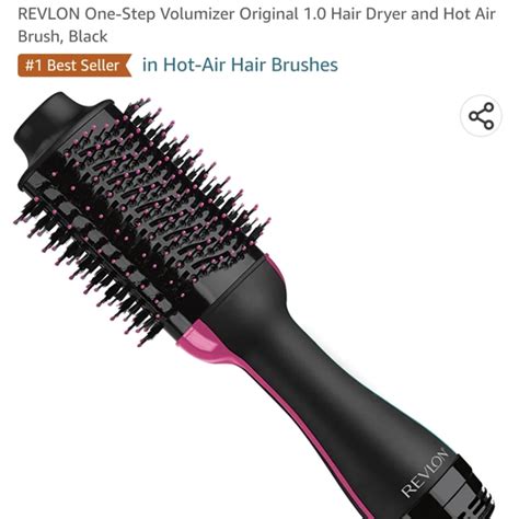 Revlon Other Revlon Onestep Volumizer Original Hair Dryer And Hot Air Brush Black Poshmark