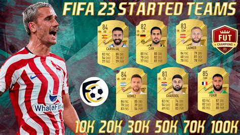 Fifa Best Started Ultimate Teams Fifa K K K K K K