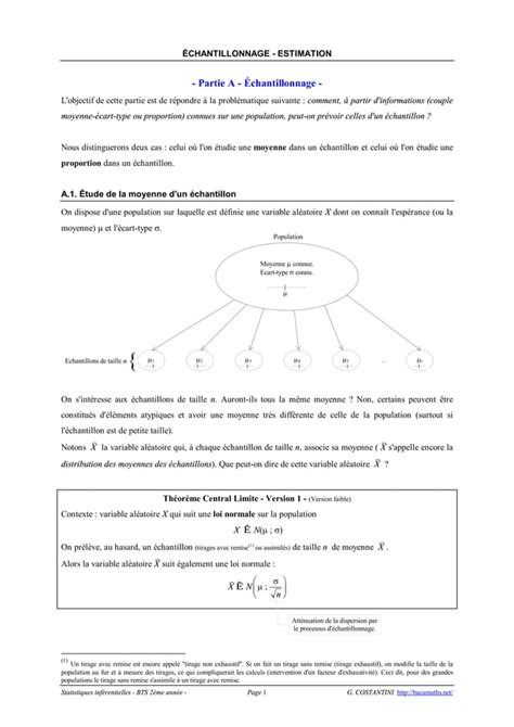 S3 Echantillonnage Estimation S3 PDF