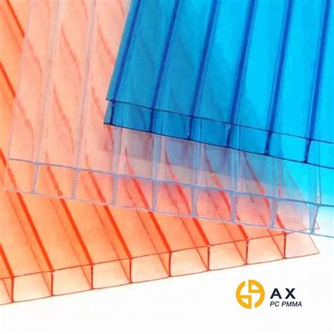 Scratch Resistant 3mm Clear Multiwall Polycarbonate Sheet