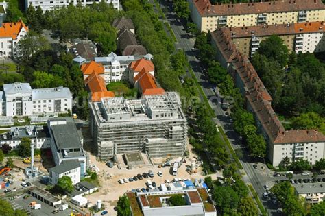 Berlin aus der Vogelperspektive Baustelle für einen Erweiterungs