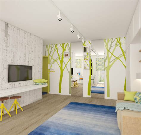 Tree Wallpaper Interior Design Ideas