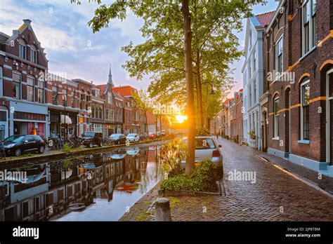 canal, netherlands, delft, canals Stock Photo - Alamy