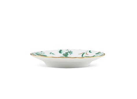 Jade Green Coffee Saucers Oro Di Doccia Ginori 1735