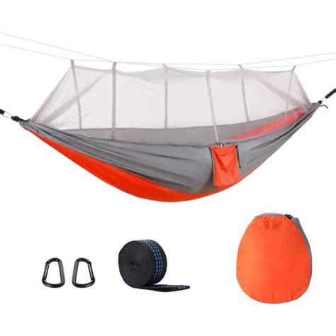 Hamac De Camping Avec Moustiquaire Hamac Portable En Nylon Simple Et