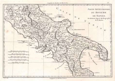 Partie Septentrionale Du Royaume De Naples Geographicus Rare Antique Maps