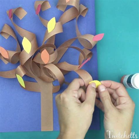 Easy Fall Construction Paper Crafts