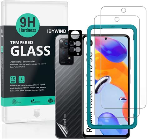 Ibywind Pi Ces Verre Tremp De Protection Pour Redmi Note Pro G