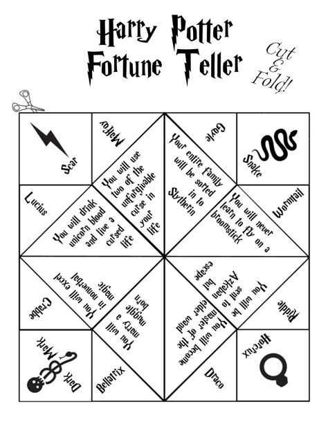 Harry Potter Fortune Tellers - The Learning Curve