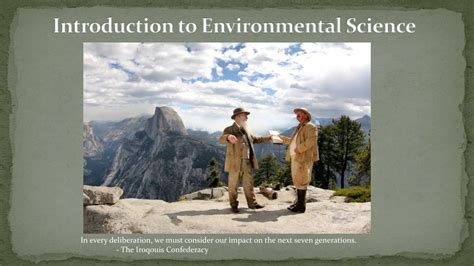 Ppt Introduction To Environmental Science Powerpoint Presentation