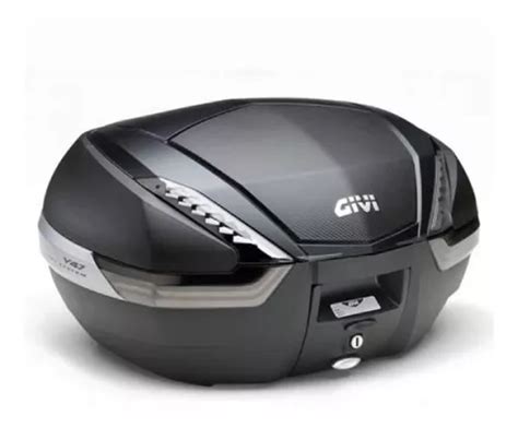 Bau Traseiro Givi V47 Fumê Base M5 Encosto E134s Parcelamento sem