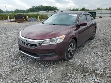 2017 HONDA ACCORD LX For Sale AL MONTGOMERY Thu Jun 13 2024