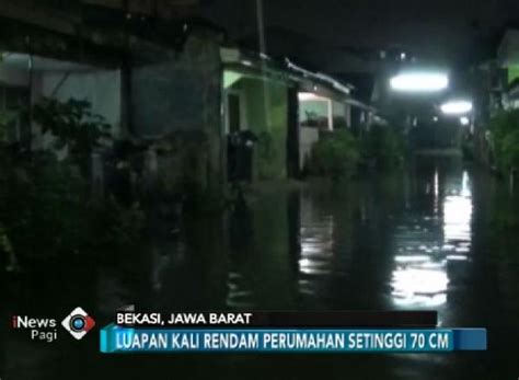 Sejumlah Perumahan Di Kota Bekasi Terendam Banjir