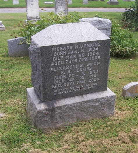 Elizabeth Bryant Thomson Jenkins M Morial Find A Grave