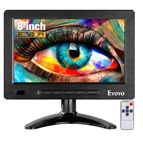 Buy Eyoyo 8 Inch Mini Monitor, Small Hdmi Monitor 1280 x 800 Full HD IPS Display VGA Monitor ...