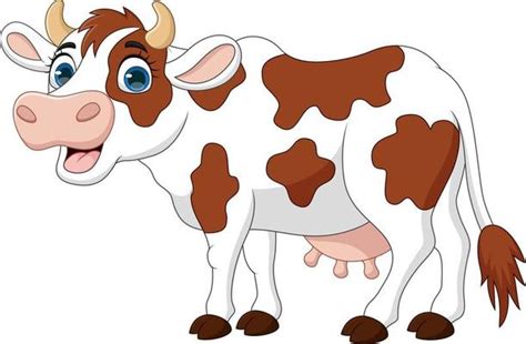 Cartoon Cow Vector Art, Icons, and Graphics for Free Download