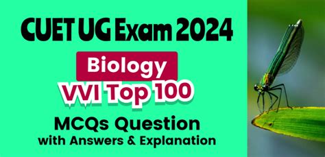 Cuet Ug Exam 2024 Biology Important Chapter Wise Mcqs Question With