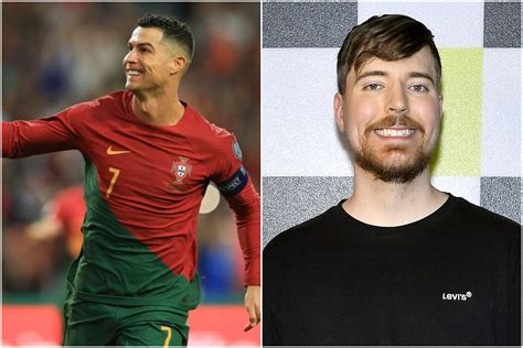 Despu S De Messi Cristiano Ronaldo Tiene Nuevo Rival Mrbeast Es Al