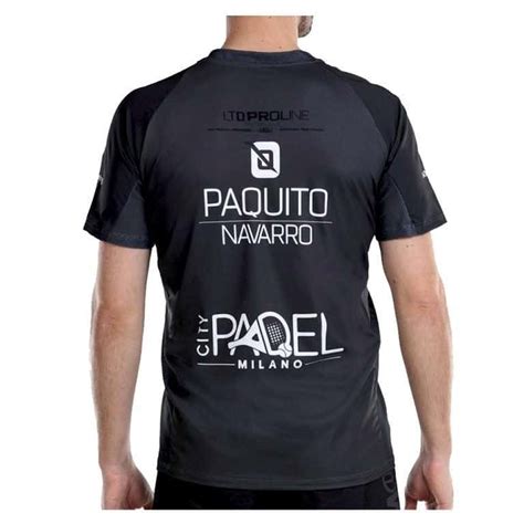 Playera Paquito Navarro Oficial Bullpadel Color Negro