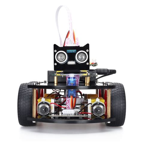 HUAYUXIN Smart Robot Car Kit, STEM Educational DIY Robot Kit ...