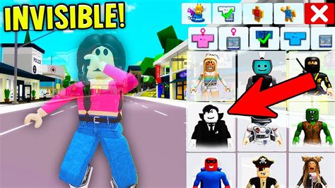 How To Turn Invisible In Roblox Brookhaven New Update Youtube