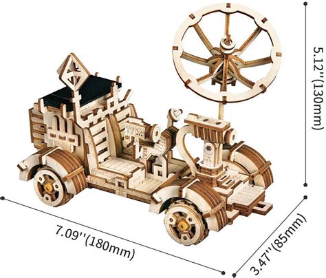 Drvena 3D Slagalica Robo Time Od 175 Dijelova Rambler Rover Ozone Hr