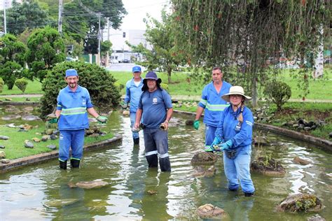 Cartão Postal De São José Lago Do Torii Passa Por Limpeza Prefeitura