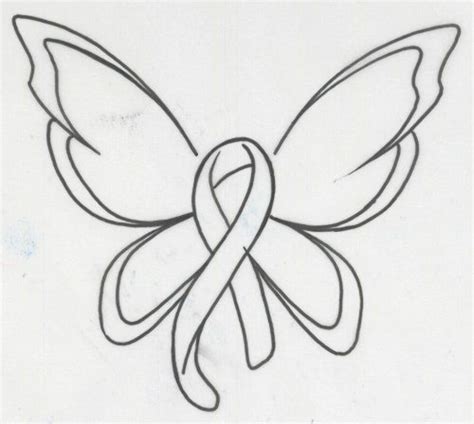 Download High Quality cancer ribbon clipart butterfly Transparent PNG ...